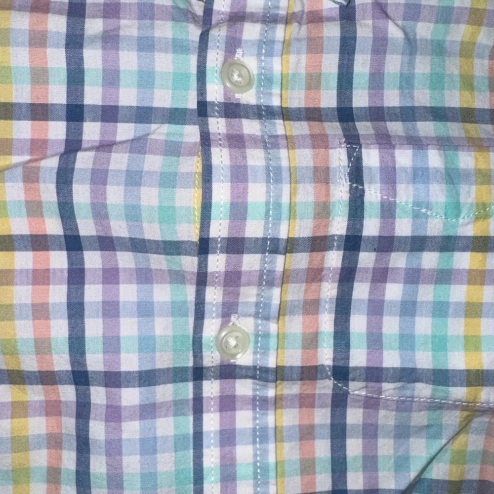 The Children’s Place Boys Multicolor Plaid Button Down Shirt Size 4T
